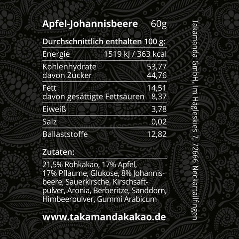 Apfel-Johannisbeere Pearls